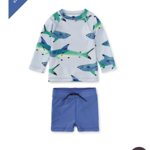 Rash Guard Baby Swim Set | Tea Collection