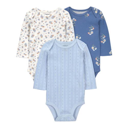 Carter's Child of Mine Baby Bodysuits, 3-Pack, Sizes Preemie-24 Months