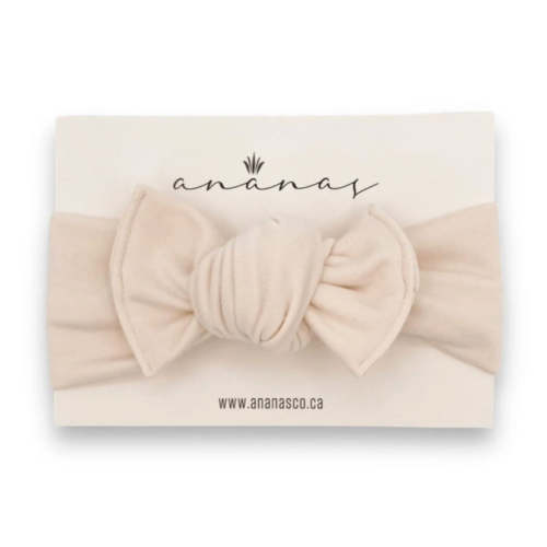 Bow Ivory Headband – CLÉMENT