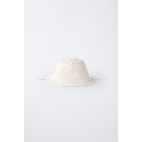 TEXTURED HAT - Ecru | ZARA United States
