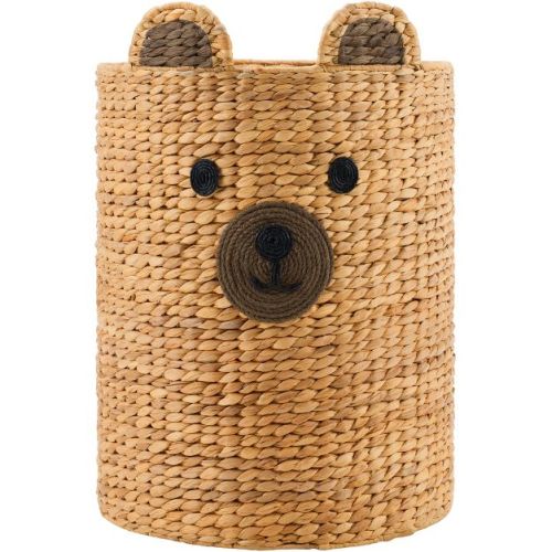Best Choice Products Kids Large Bear Laundry Hamper, Handwoven Basket, Nursery & Kids Room Storage, 26 Gallon