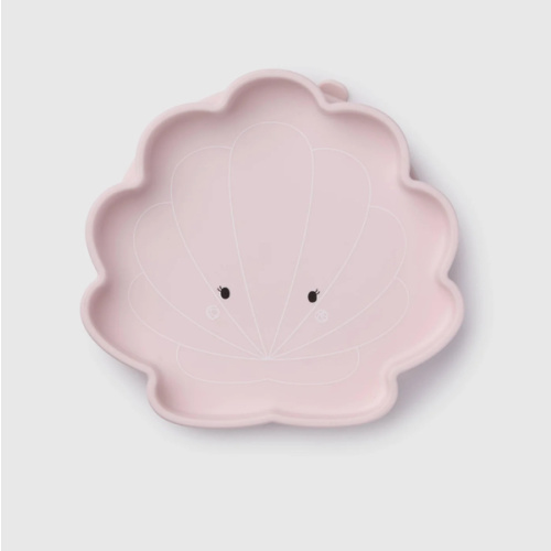 Baby Suction Plate - Skylar Shell