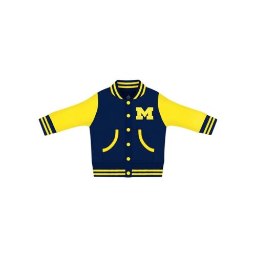 Baby NAVY Michigan Wolverines Varsity Light Weight Jacket - 2720669