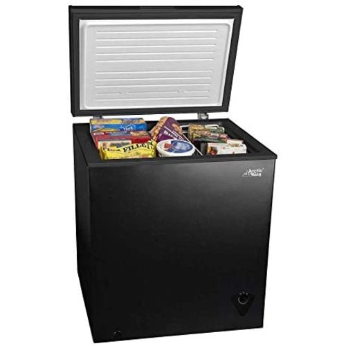 Arctic King 5 cu ft Chest Freezer for Your House, Garage, Basement, Apartment, Kitchen, Cabin, Lake House, Timeshare, or Business