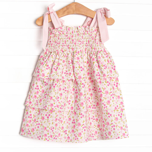 Magenta Meadows Dress, Pink – Stitchy Fish