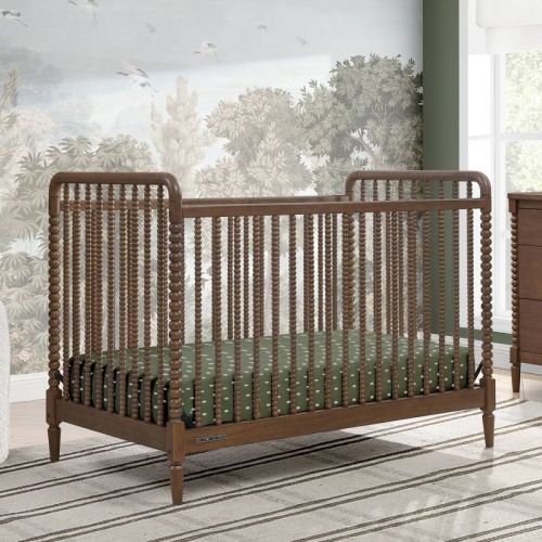 Delta Children Saint 4-in-1 Convertible Crib - Greenguard Gold Certified - Teak Brown