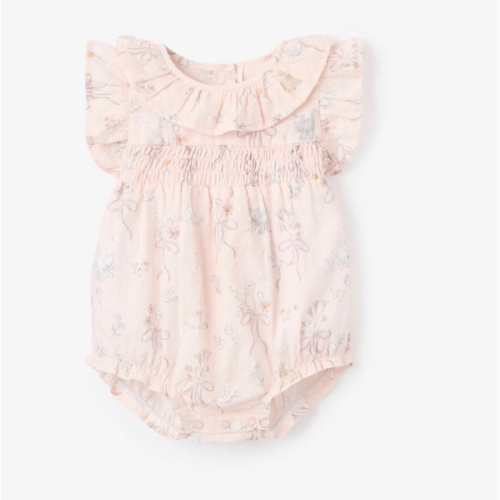 Fleur de Provence Smocked Bubble – Elegant Baby