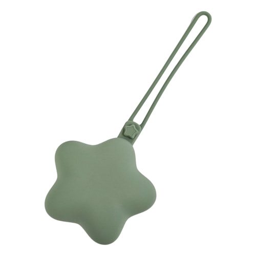 OIUR Star Shaped Pacifier Holder Case with Hanging Rope Food Grade BPA Free Portable Silicone Pacifier Protector Case