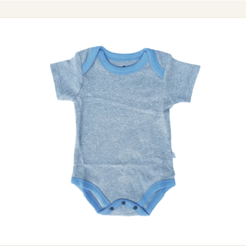 Baby Lap Bodysuit - Periwinkle Colorblock | 100% Organic - Finn + Emma