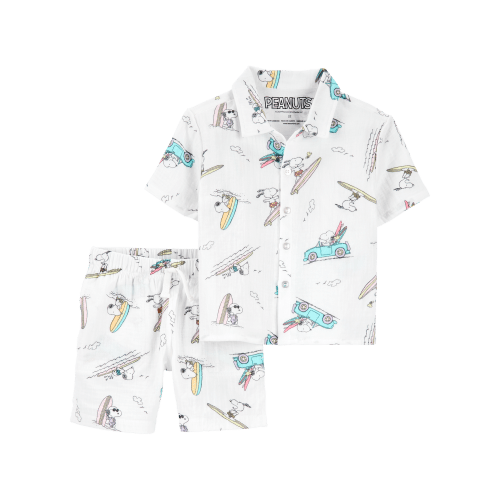 Toddler Boy Snoopy 2-Piece Gauze Outfit Set - Carter's | Carter's