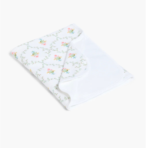 Hill House Baby Blanket - Pastel Trellis