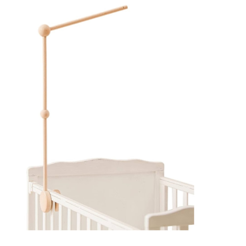 Baby Crib Mobile Holder - Wooden Mobile Arm for Crib,Crib Mobile Arm,Mobile Crib Hanger (Wooden Arm)