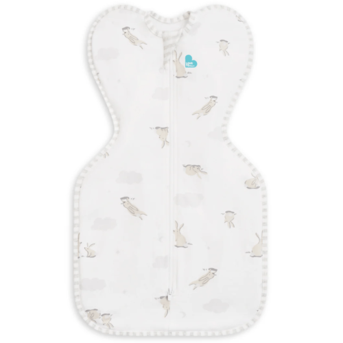 Swaddle Up™ 1.0 TOG Cotton White Cloud Bunnies