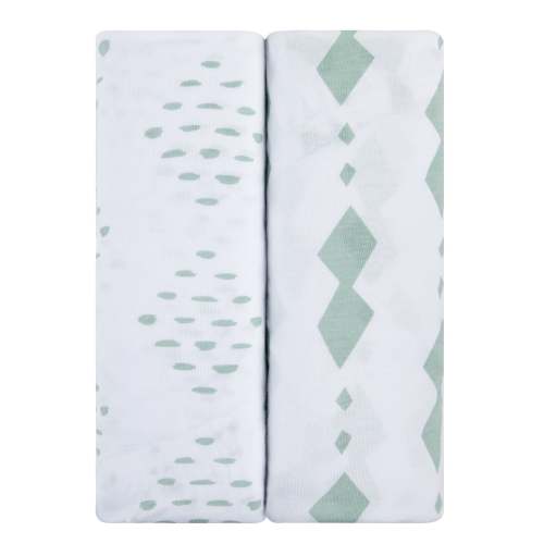 Sage Diamond Bassinet Sheet Set – Ely's & Co.