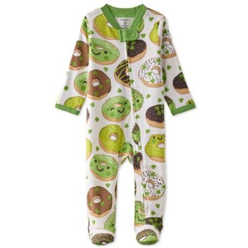 Butterblu SCOUT Sleep & Play Baby Boys Pajamas Froggie Sweets 3M