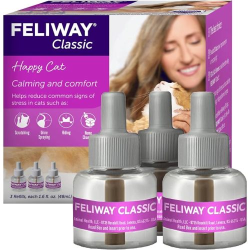 FELIWAY Classic Cat Calming Pheromone Diffuser Refill - 3 Pack