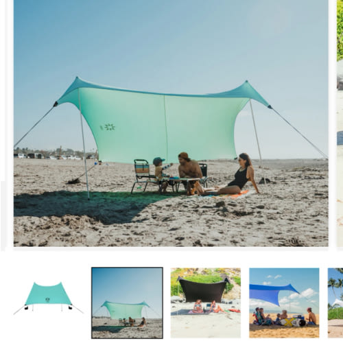 Neso Grande Beach Shade