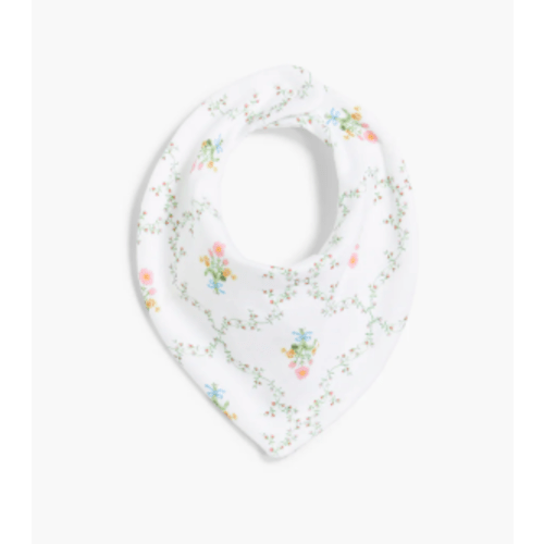 The Bandana Bib - Pastel Trellis