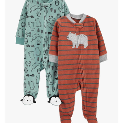Simple Joys by Carter's Baby Boys' 2-Pack Fleece Footed Sleep and Play