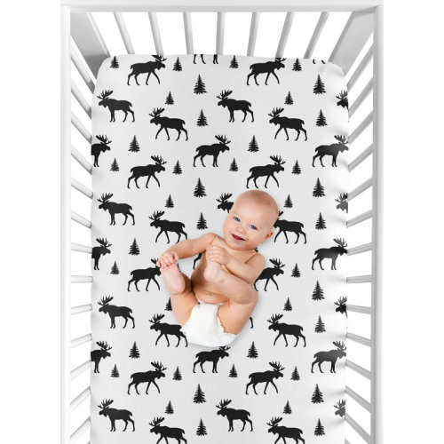 Sweet Jojo Designs Rustic Patch Fitted Crib Sheet & Reviews | Wayfair