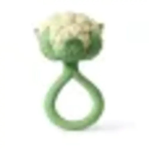 Oli&carol Cauliflower baby rattle Green | Kidinn