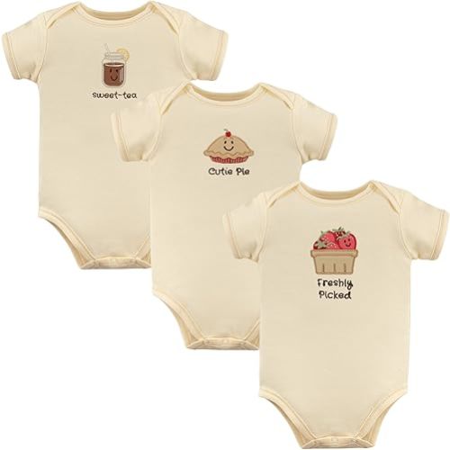 Touched by Nature Unisex Baby Organic Cotton Bodysuits
