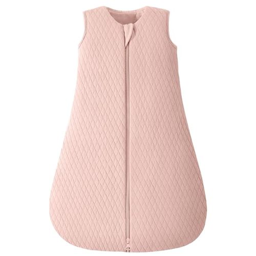 Yoofoss Baby Sleep Sack 6-12 Months TOG 2.5 Winter Baby Wearable Blanket, 100% Organic Cotton Infant Sleeping Sack 2-Way Zipper Warm Quilted Sleep Sack