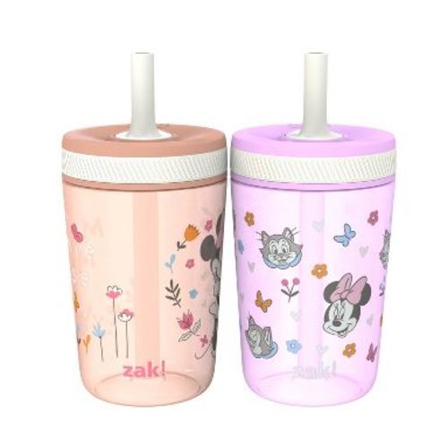 Zak Designs 2pk 15oz Minnie Kelso Tumbler Set Pink/Orange