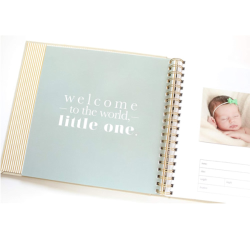 The Baby Memory Book: Beautiful Modern Baby Book and Scrapbook for Baby's First Years to Track Special Moments, Milestones and Growth from Pregnancy to First 5 Years