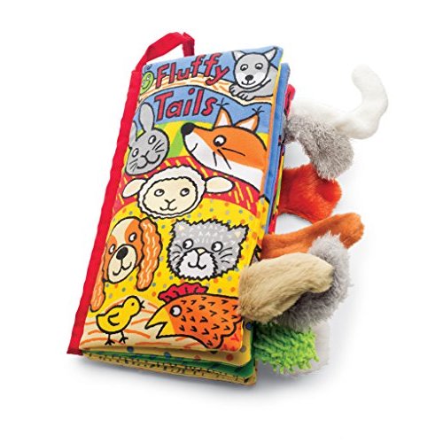Jellycat Fluffy Tails: A Soft Activity Baby Book Children's Book - Baby Gift
