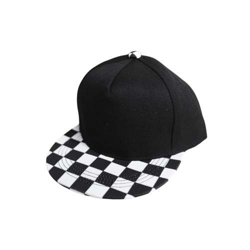 BLACK & CHECKERS SNAPBACK // Y+R UNBRANDED BASICS – Young and Rad Co.