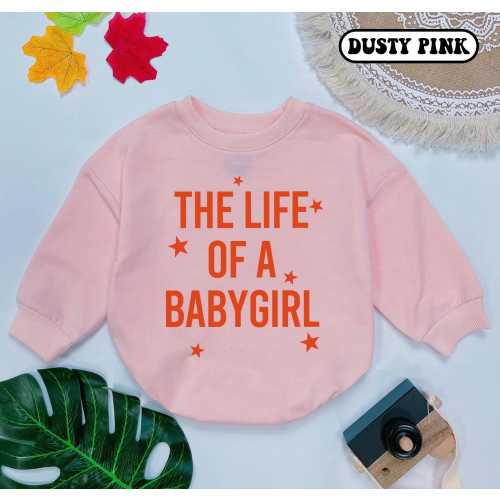 Handmade 'The Life of Baby Girl' Romper, Baby Shower Gift