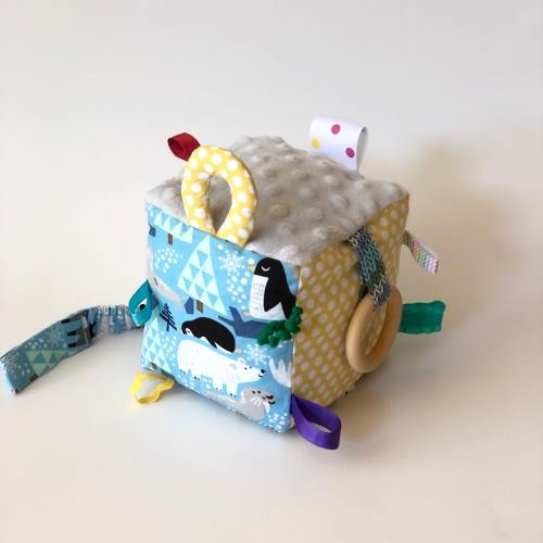 Activity Baby soft block, Sensory cube, Fabric cube toy, Montessori baby toys, Teething toy, Sensory block, Toy for baby shower gift