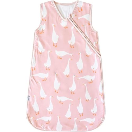 Copper Pearl Sleep Sack: Warm and Cozy Baby Bag in a Variety of Trendy Designs, Safe Alternative to Blankets, Sleeveless Baby Sleep Sack Swaddle Sizes Newborn to 24 Months - Goosie