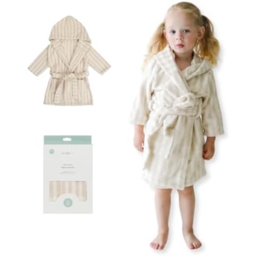 snuggle me Organic Premium Toddler Bathrobe, 2-4 Years