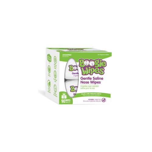 Boogie Saline Nose Wipes Unscented