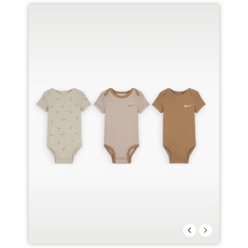 Nike E1D1 Baby Mix and Match Bodysuits (3-Pack). Nike.com