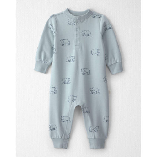 Baby Organic Cotton French Terry Jumpsuit in Winter Bears - Little Planet | Carter's