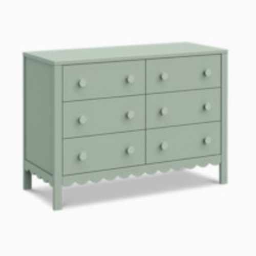daVinci Sammy Scallop 6-Drawer Dresser - Light Sage