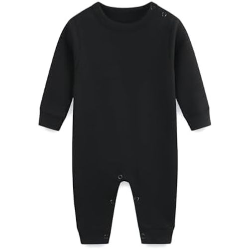 Baby Girl Boy Outfit Infant 100% Cotton Long Sleeve Newborn Romper Unisex Footless Jumpsuit