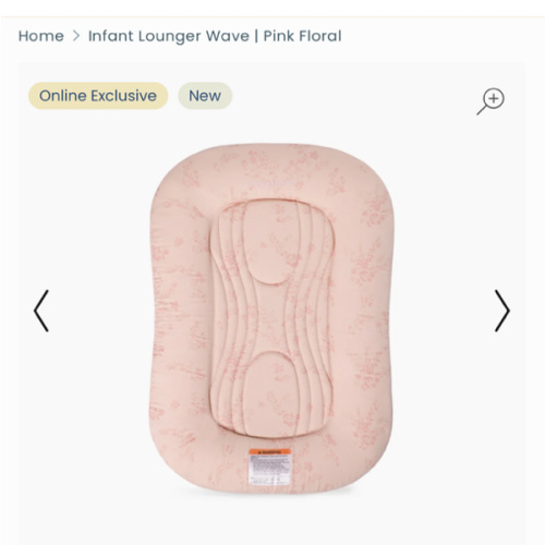 Infant Lounger Wave | Pink Floral