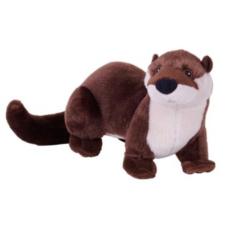 Wild Republic Cuddlekins Eco Mini River Otter, Stuffed Animal, 8 Inches, Plush Toy, Fill is Spun Recycled Water Bottles, Eco Friendly