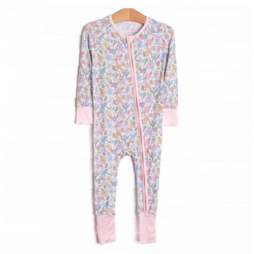 Abundant Blooms Bamboo Zippy Pajama, Pink – Stitchy Fish