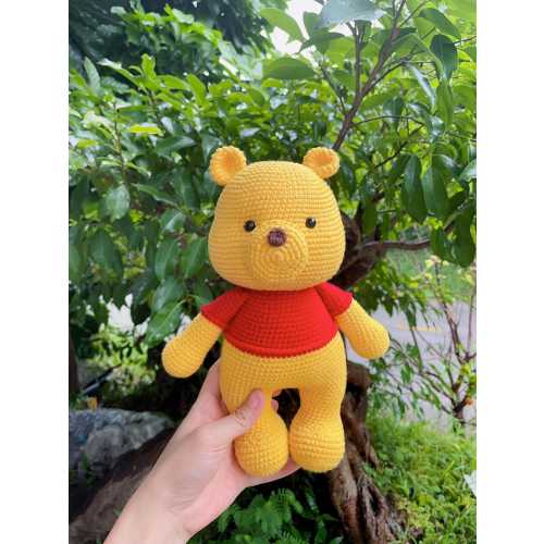 Crochet Pooh and friends, stuffed bear, Christmas gift for kid, Crochet Winnie the Pooh set, Pooh and friends, Nursery decor, Crochet toy