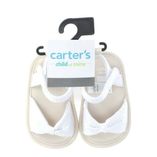 Carter's Child of Mine Baby Girls Eyelet Sandals