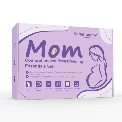 Breastfeeding Essentials Kit for Nursing Moms - Manual Breast Pump, Nipple Shields, Milk Collectors, Breastmilk Storage Bags, Soothing Gel Pads for Breastfeeding Newborn Relief for Sore Nipples 37 Pcs