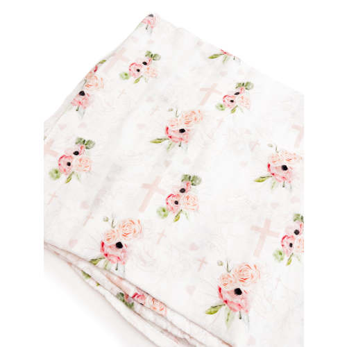 Daughter of the King Floral Swaddle Blanket – OUR HOUSE ABOVE