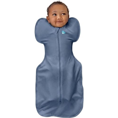 Love to Dream Swaddle UP, Baby Sleep Sack, Self-Soothing Swaddles for Newborns, Improves Sleep, Secure Fit Helps Calm Startle Reflex, New Born Essentials for Baby, 8-13lb, Denim