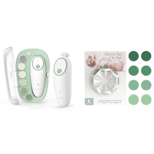 Momcozy Baby Nail File Electric & Baby Nail Trimmer Replacement Pads