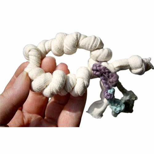 Baby Teething toy, organic cotton, all natural, no plastic, pliable design